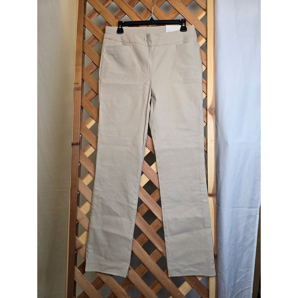 Chico's Brigitte So Slimming Slim Leg Pants Womens 0.5R Beige New - NEW
